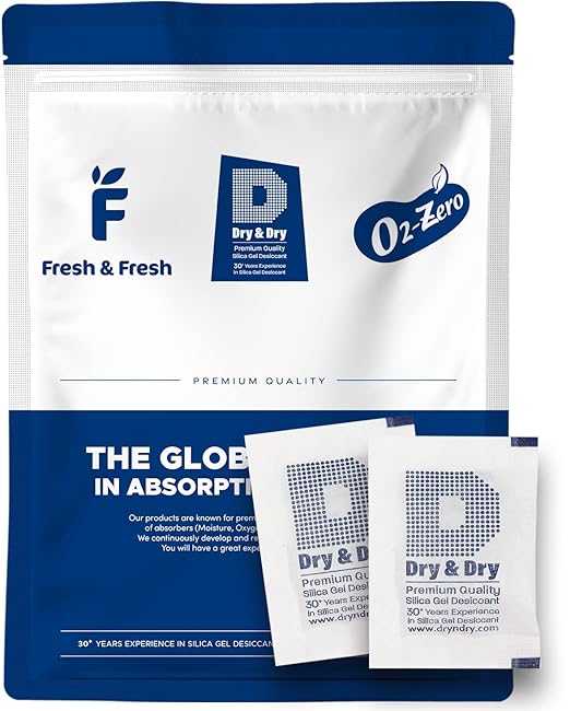 Dry & Dry Silica Gel Packets, Desiccants by DryDry