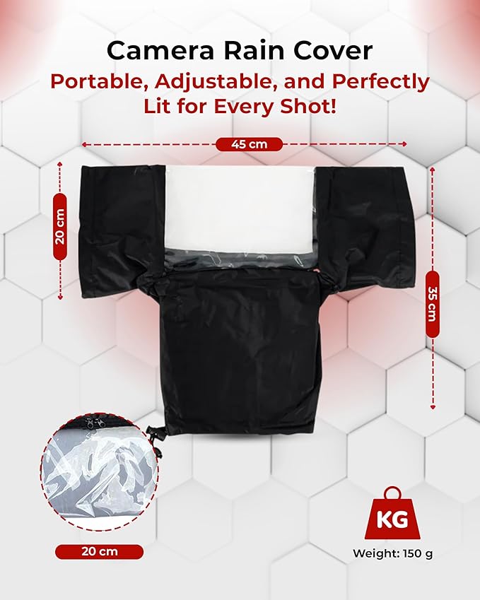 REFLEX CAMERA Universal Protective Waterproof DSLR/SLR Rain Cover - Image 6