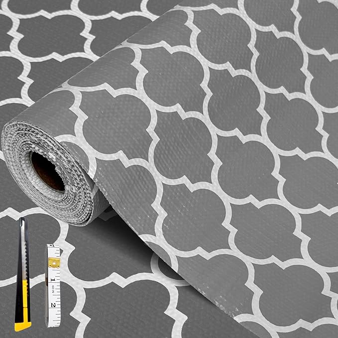 Shelf and Drawer Liner for Kitchen Cabinets Non-Adhesive, Strong Grip Non-Slip by FreeNook