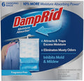 DampRid Fragrance Free Hanging Moisture Absorber, 15.4 oz., 6 Pack by DampRid