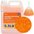 5.5LBS Silica Gel Desiccant Beads, Premium Color Indicating Reusable Desiccant by Viktairy