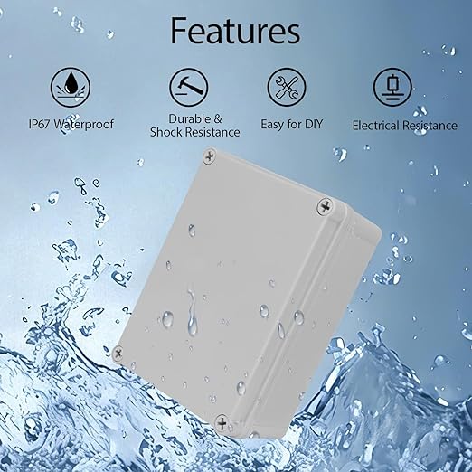 Junction Box, 6.9"x 4.9"x 3" Outdoor Electrical Box - Image 5