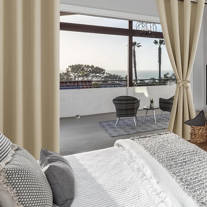 Hiasan Blackout Curtains for Bedroom, 52 x 96 Inches Long - Image 7