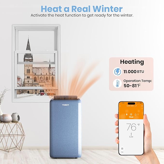 TOSOT 14, 000BTU Wifi Portable Air Conditioner - Image 7