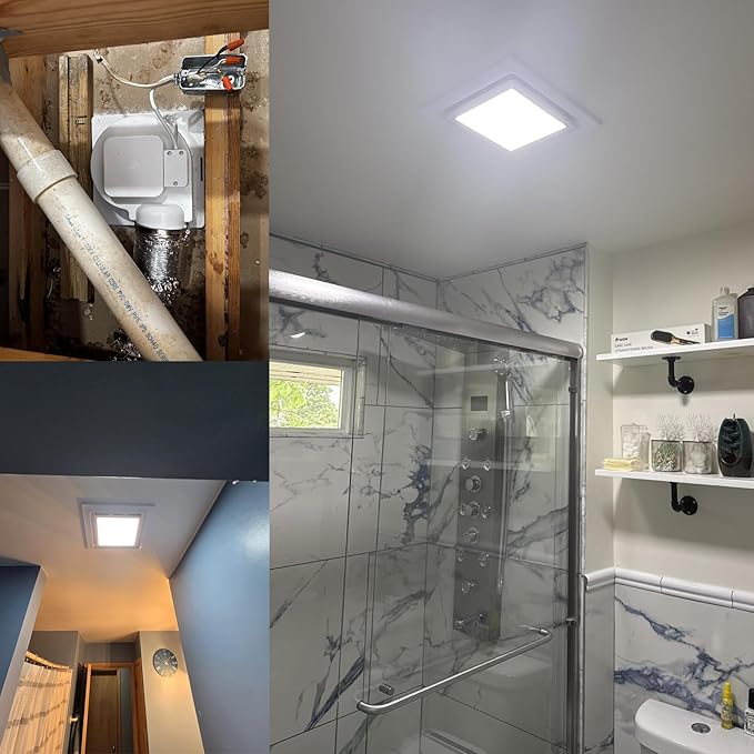 12" Ultra Quiet Bathroom Exhaust Fan - Image 9