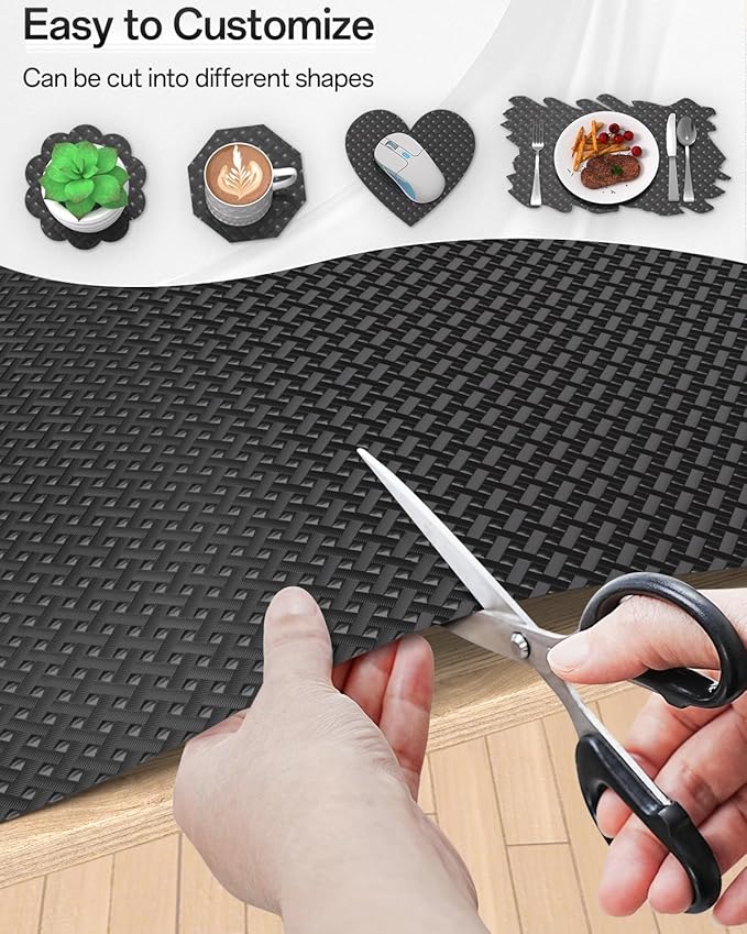 Shelf and Drawer Liner for Kitchen Cabinet, Non-Adhesive 24in x 120in - Image 6