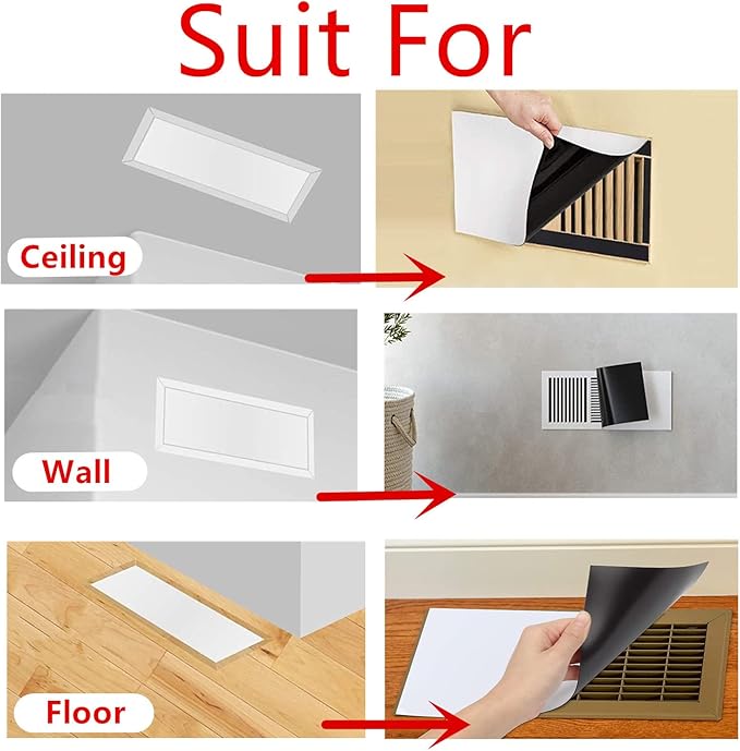 Magnetic Vent Covers 4" X 10", 3 Pack Thick Stronger Magnet Air Vent Cover - Image 5
