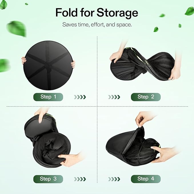 VIVOSUN 2-Pack 8-Layer Mesh Drying Rack Hanging Design - Image 5