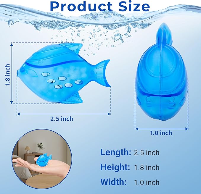 Funmit Humidifier Cleaning Fish, 6 Pack Humidifier Cleaner - Image 3