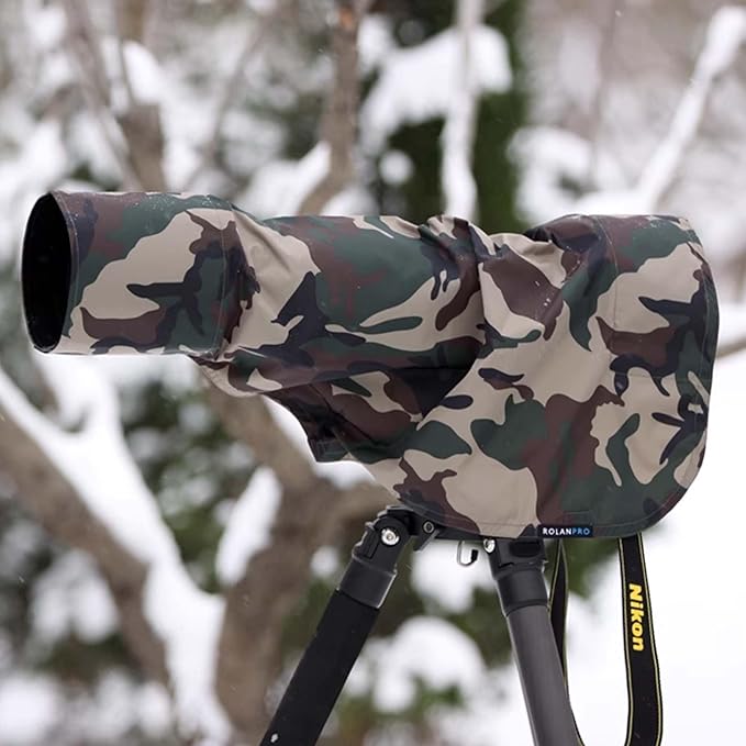 Rolanpro Waterproof Camera Lens Rain Cover Raincoat - Image 2