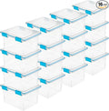 Sterilite 16-Pack Gasket Box, Weather-Resistant Storage Bins by Sterilite