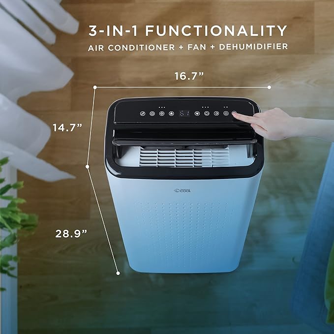 Commercial Cool Portable Air Conditioner, Dehumidifier & Fan, Portable Air - Image 6