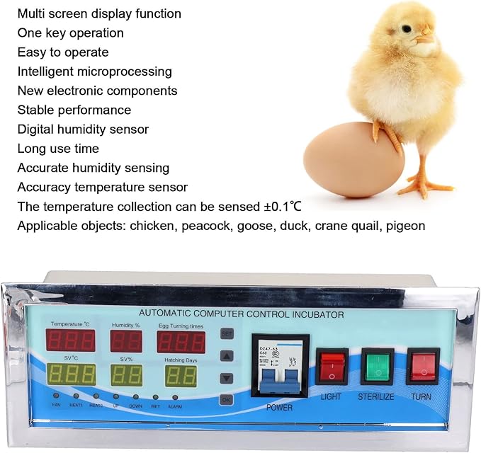 Egg Incubator Temperature Controller Thermostat, XM‑18G 110V Automatic Control - Image 3