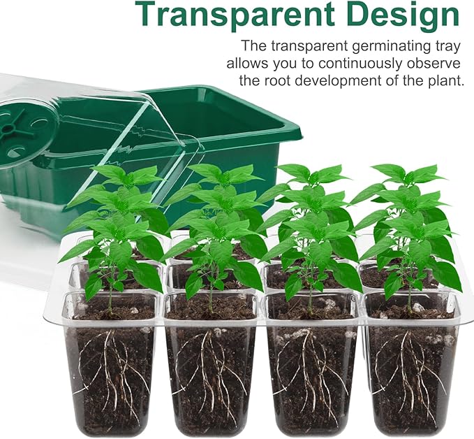 12 Pack Seed Starter Tray Seed Starter Kit - Image 4