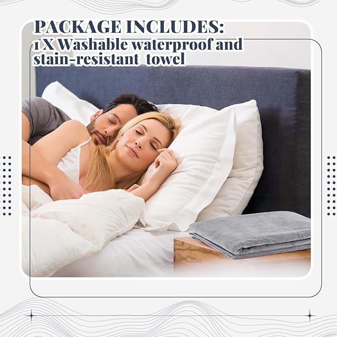 1 Pcs Waterproof Mat Reusable Stainproof Blanket Quiet Easy Use Mattress - Image 2