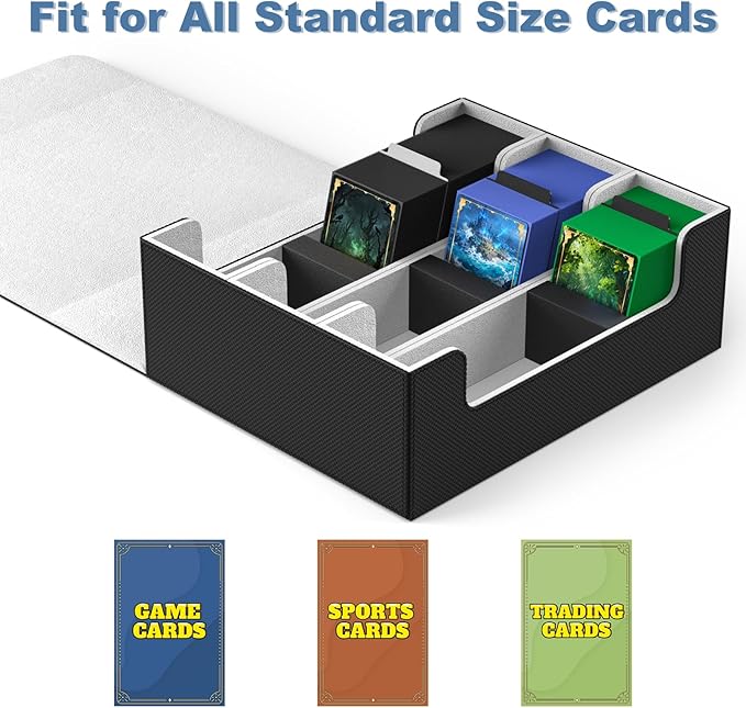 Mlikero Card Deck Case for Trading Cards 1800+, Trading Card Storage Box - Image 6