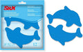 S&X Bathtub Non Slip Stickers, Grippy Dolphin Adhesive Treads – Fine Gritty by SXProducts