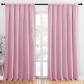 NICETOWN Blackout Curtains Window Draperies, Rouge Pink, 70 by 95 inches Long by NICETOWN