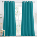 NICETOWN Peacock Blue Blackout Curtain 118 inch Long, W55 x L118, 1 Panel by NICETOWN