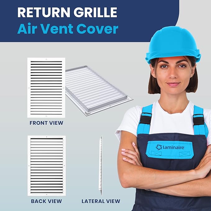 12x20 Inch Air Return Vent Cover Decorative – Premium Aluminum AC Vent Cover - Image 2