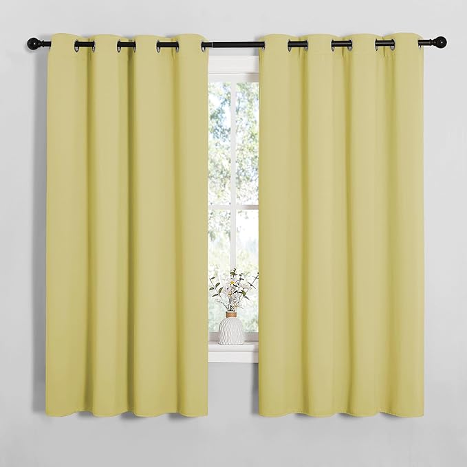 NICETOWN Bedroom Curtain Panels Blackout Draperies, Thermal Insulated Solid by NICETOWN