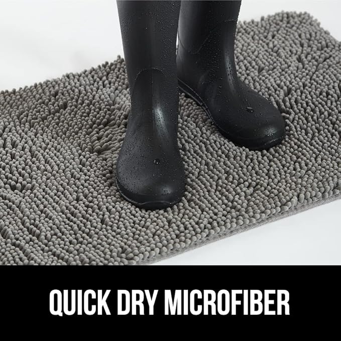GORILLA GRIP SOAKSTOPPER Dog Door Mat, 35x24 Machine Washable Rug Absorbent - Image 9