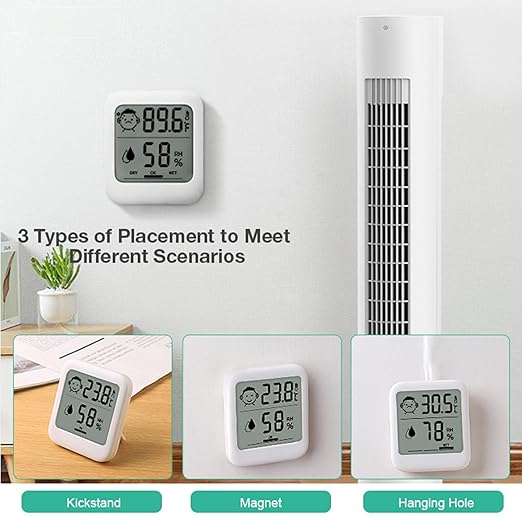 Pack of 2 Digital Thermometer and Hygrometer - Image 3