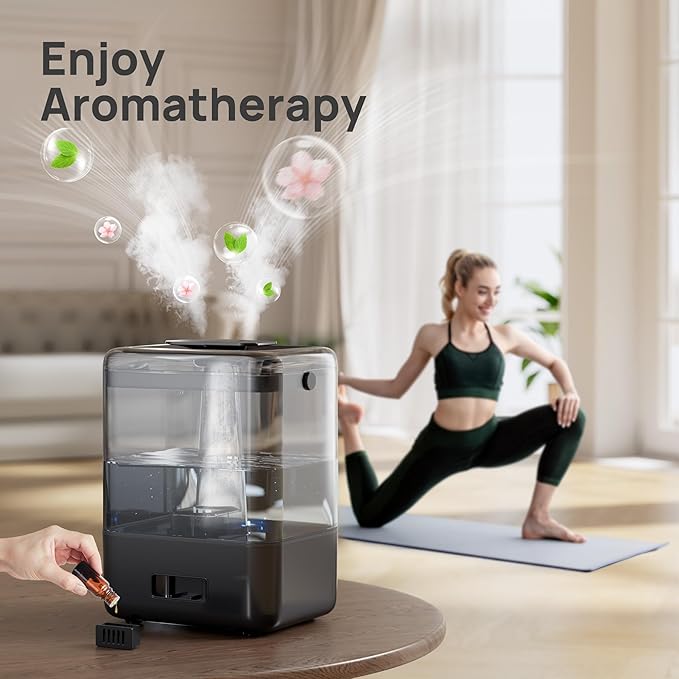 CHIVALZ 6L Humidifiers for Bedroom Large Room Home, Cool Mist Top Fill - Image 7