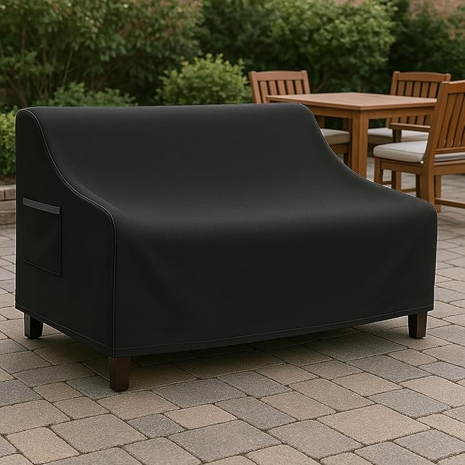 Waterproof Patio Loveseat Cover, 78.7W x 38.2D x 35H inches Heavy Duty 600D - Image 6