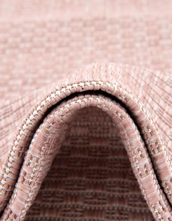 Unique Loom Collection Casual Transitional Solid Heathered Indoor/Outdoor - Image 6