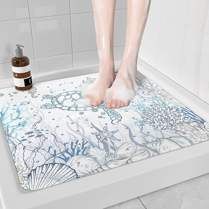 Sea Turtle Square Anti Slip Shower Mats - Image 5
