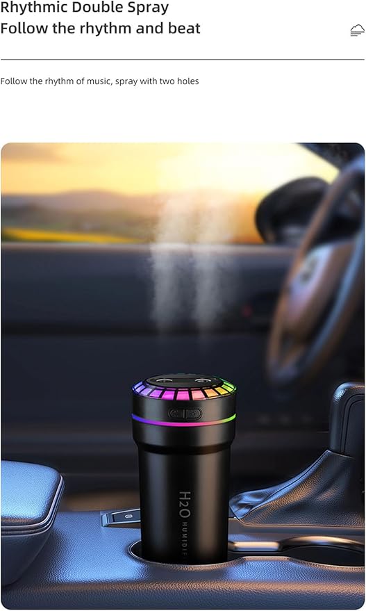Mini Humidifier Car Diffuser Music Humidifier - Image 4
