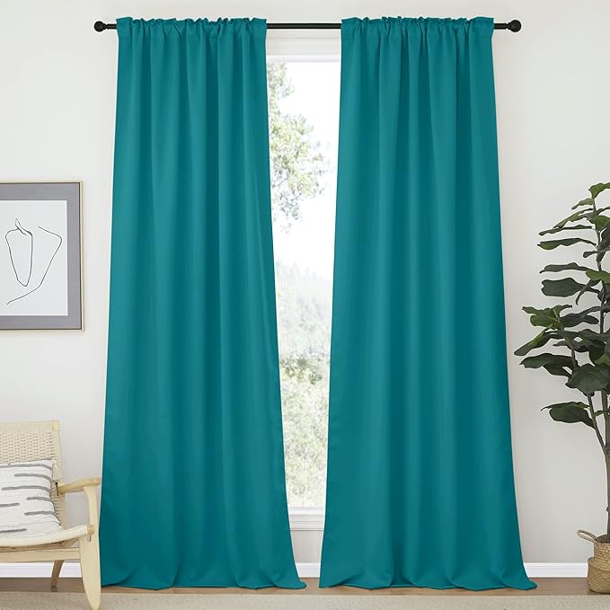 NICETOWN Bedroom Blackout Curtain Panels - Image 2