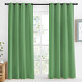 NICETOWN Blackout Curtain 86 inch Long, Forest Green, W55 x L86, 1 Panel by NICETOWN