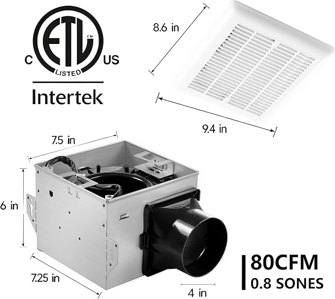 Tech Drive Bathroom Exhaust Fan - Image 2