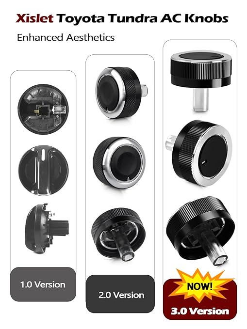 Upgraded 3PCS Toyota Tundra AC Knobs Compatible - Image 3