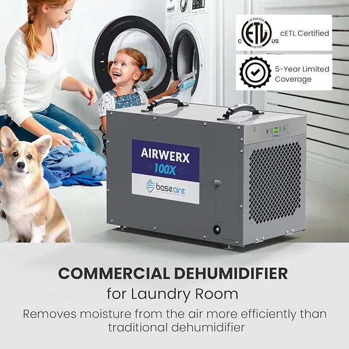 BaseAire 220 Pints Crawlspace Dehumidifiers - Image 4