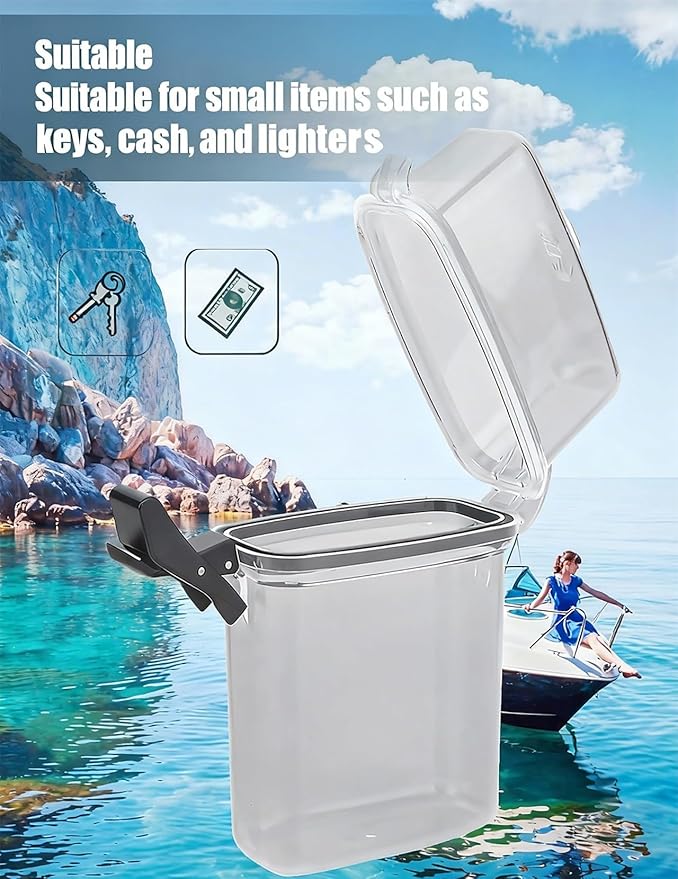 Waterproof Floating Dry Box for Kayaking Transparent Watertight Case - Image 5