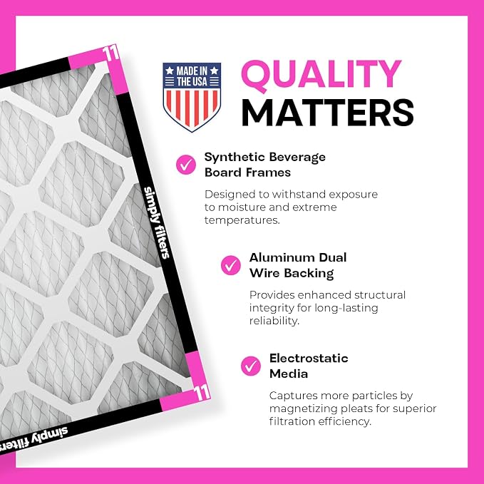 Simply 10x24x1 Air Filter, Merv 11, MPR 1000, 6 Pack, Furnace Air Filter - Image 4