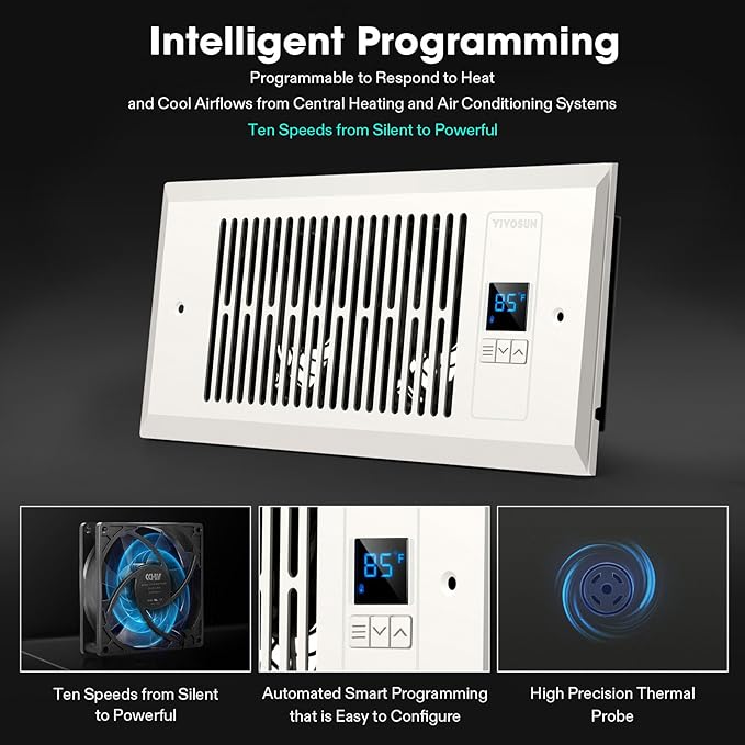 VIVOSUN Quiet Register Booster Fan - Image 5