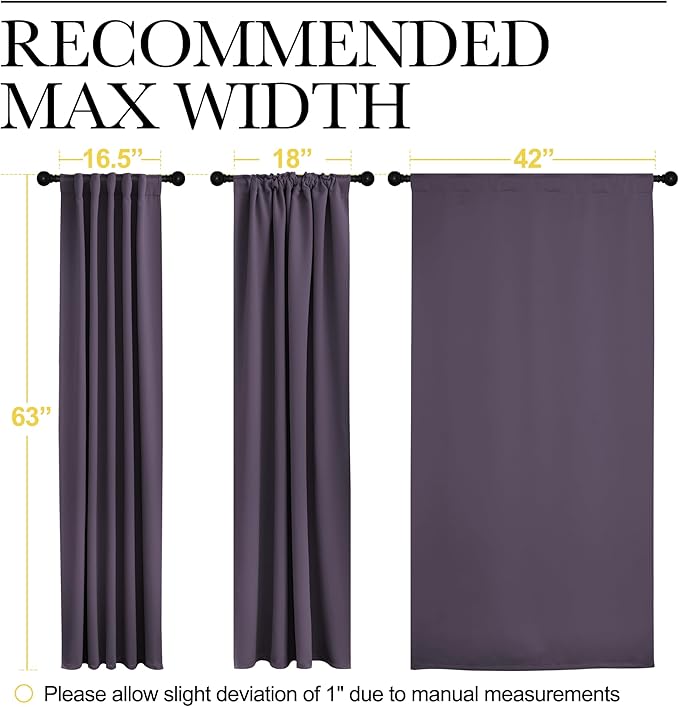 NICETOWN Blackout Curtain Panels - Image 7