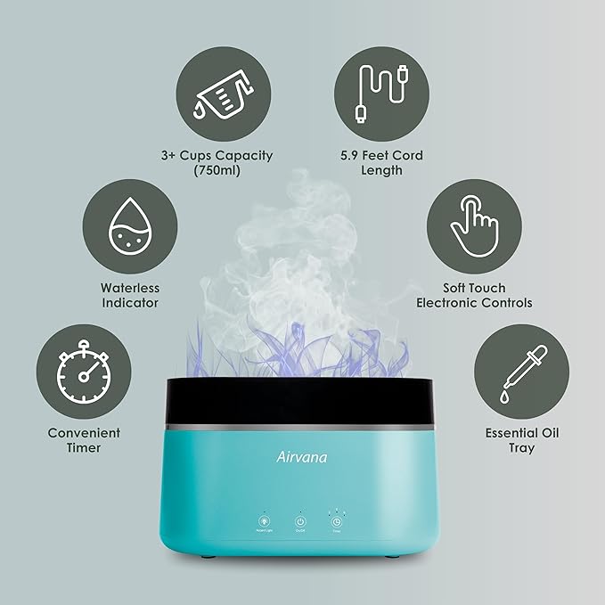 AquaFlame Ultrasonic Humidifier - Image 3