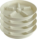 4 Pack Plant Saucer 12 inch, 8 10 14 17 inch, Plant Stand Plastic Plant Saucers by Unknown