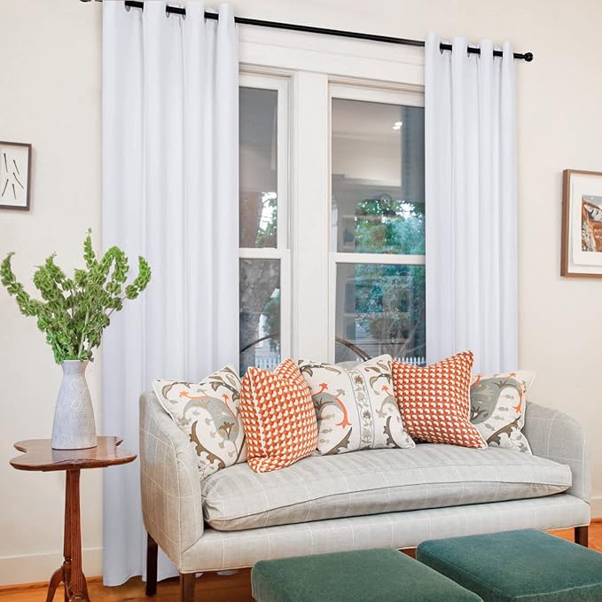 MYSKY HOME White Bedroom Curtains - Image 5