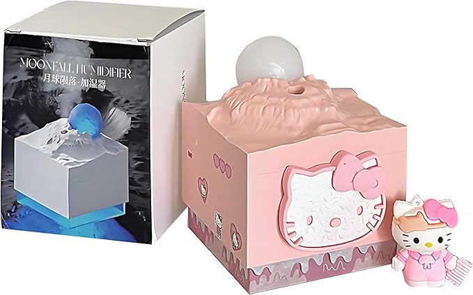 Cartoon Kitty Portable Small Humidifier, USB Personal Desktop Humidifier by leuaxmy