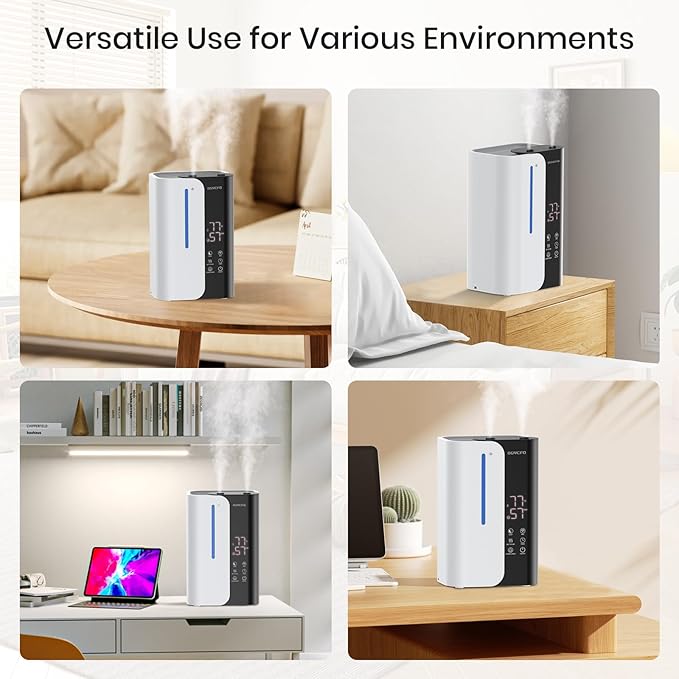 Cool Mist Humidifiers for Bedroom and Plants & Baby, Top Fill 5L Large Room - Image 7