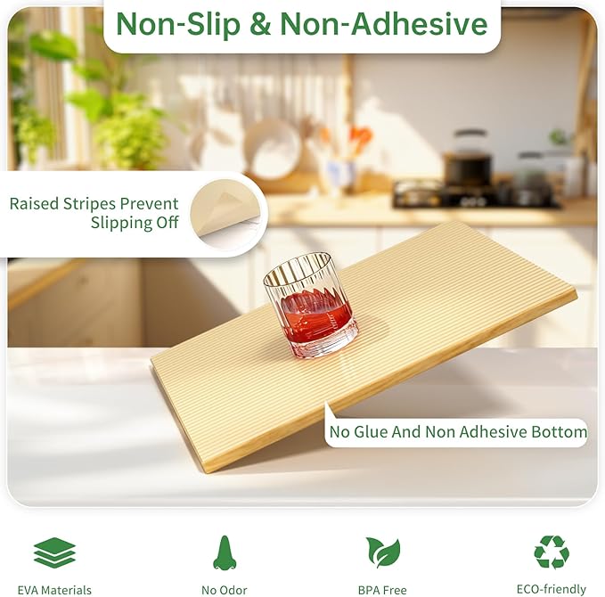 Shelf and Drawer Liner for Kitchen Cabinet, Non-Adhesive 12in x 240in - Image 2
