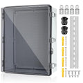 Waterproof Electrical Junction Box Outdoor, IP67 ABS Plastic Weatherproof by TOTUFY