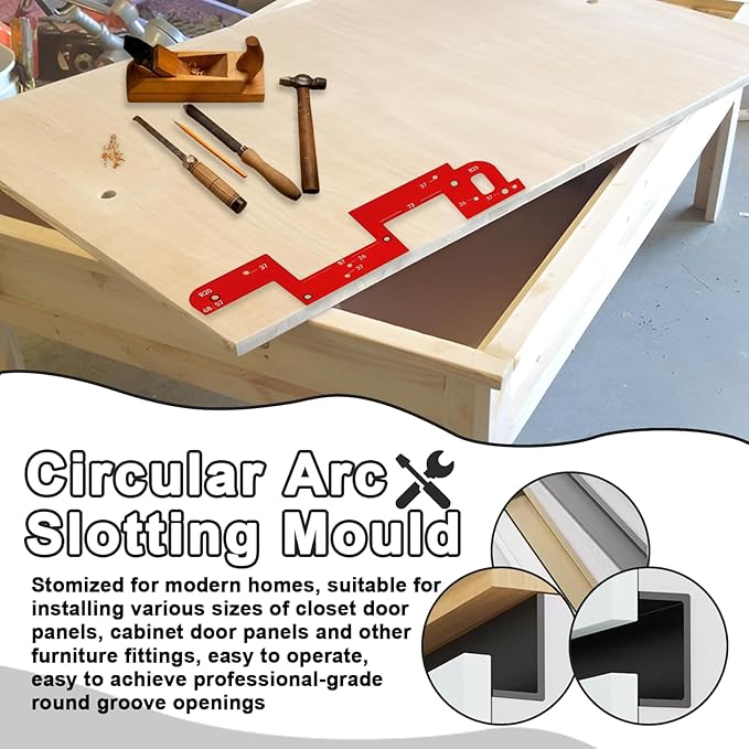 Handle Slotting Mold Arc, Arc Grooving Auxiliary Tool, Invisible Embedded - Image 5