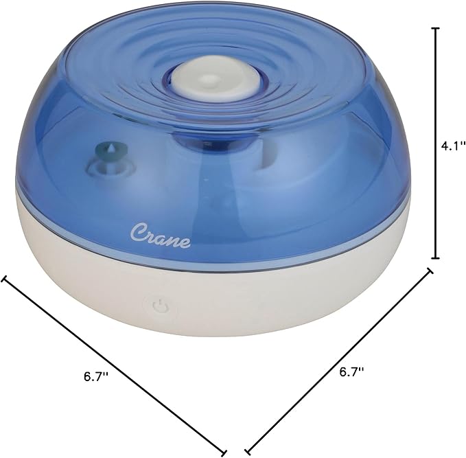 Crane Personal Ultrasonic Cool Mist Travel Humidifier and Vaporizer - Image 8